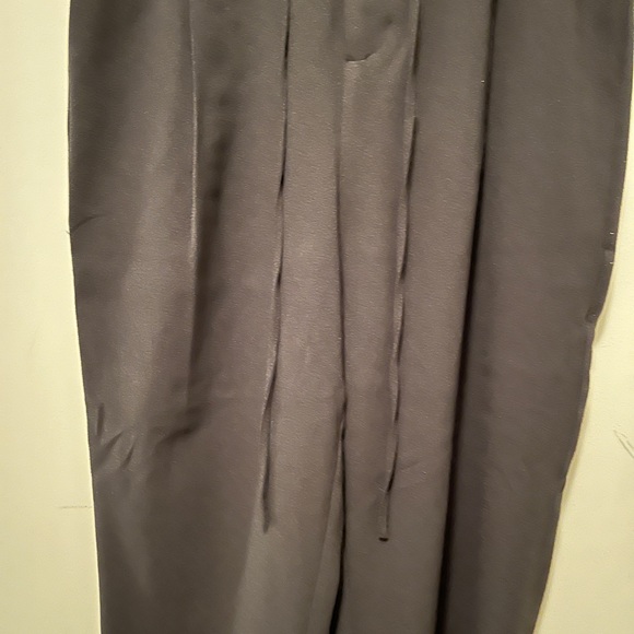 OAK + FORT Black Charcoal Dress Pants with Drawstring - Picture 4 of 8